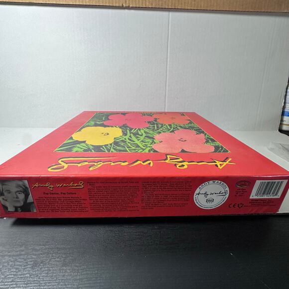 Vintage 1968 andy warhol “flowers” 550-piece jigsaw puzzle - Picture 6 of 7